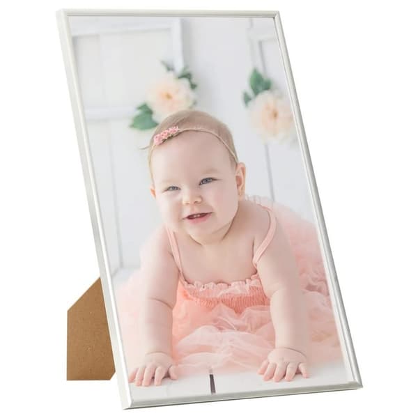 vidaXL Fotorammekollasje for bord 3 stk sølv 21x29,7 cm MDF