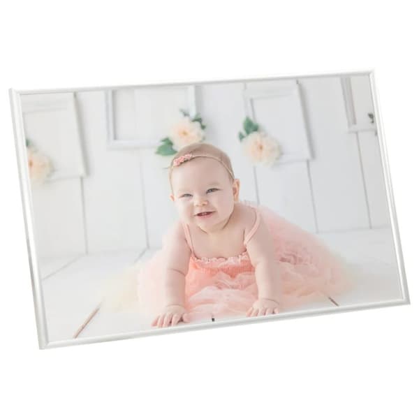 vidaXL Fotoramar 5 st för bord silver 13x18cm MDF