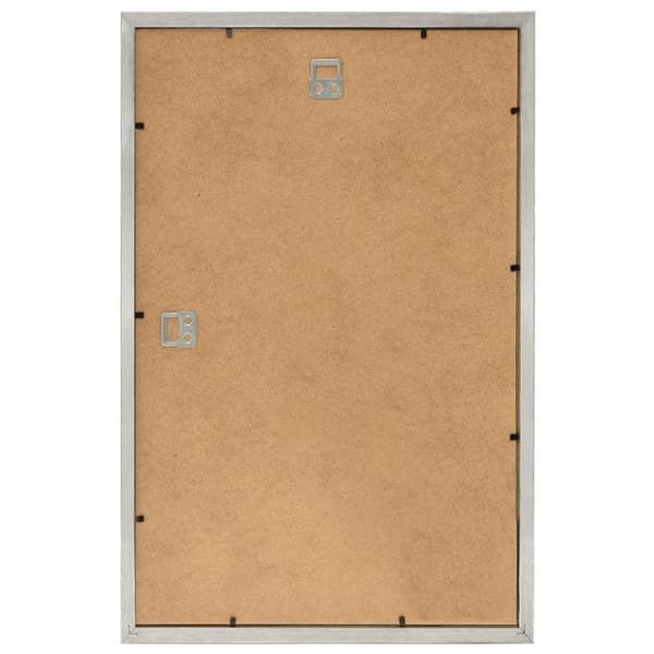 vidaXL Fotoramar 5 st för vägg silver 70x90cm MDF