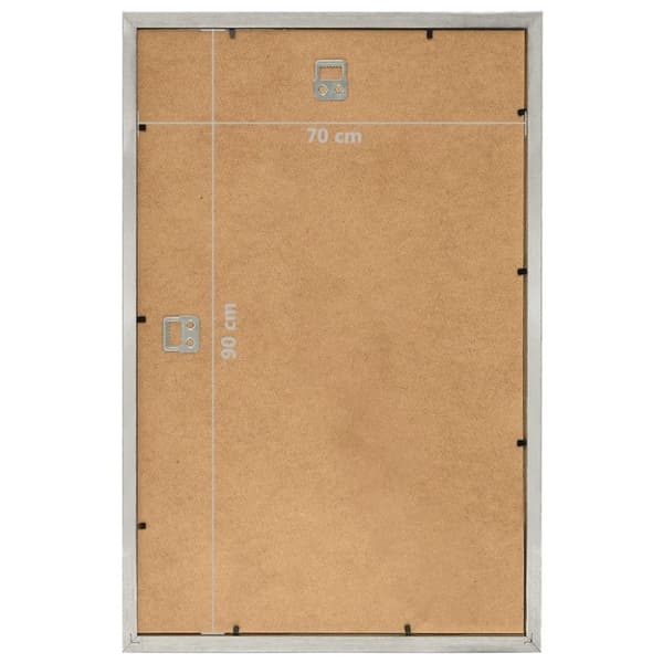 vidaXL billedrammer 5 stk. til væg 70x90 cm MDF sølvfarvet