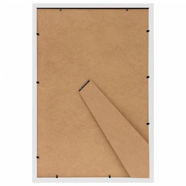 vidaXL Fotoramar 5 st för bord vit 13x18 cm MDF