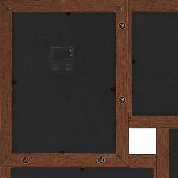 vidaXL Fotorammekollasj for 24x(13x18 cm) bilde mørkebrun MDF