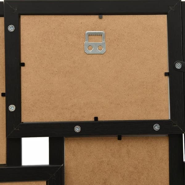 vidaXL Fotorammekollasj for 24x(13x18 cm) bilde svart MDF