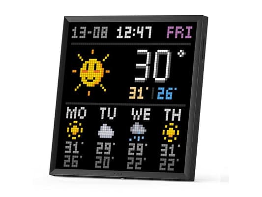Divoom Pixoo64, 64 x 64 pixlar, LED, RGB LED, Wi-Fi, Svart, USB