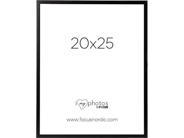 Fotoram Focus Soul Svart 20x25