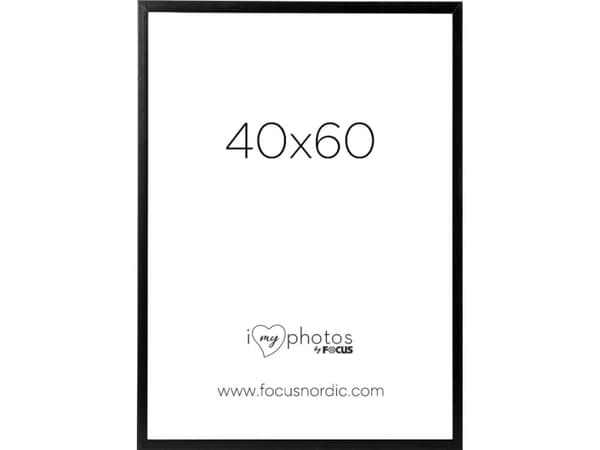 Fotoram Focus Soul Svart 40x60