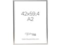 Miniatyrbilde 2 av 2: Fokusramme Fokus Can-Can skinnende sølv 42x59,4 (A2)