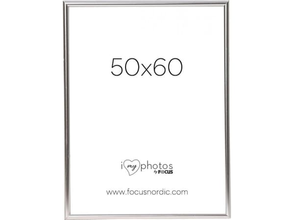 Kehys Focus Can-Can Shiny Silver 50x60
