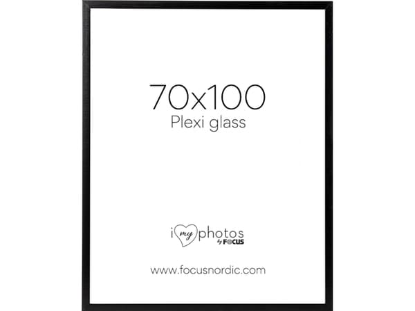 Valokuvakehys Focus Soul Musta 70x100 Plexi