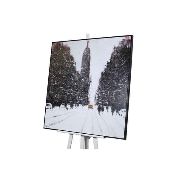 Jon Barker New York indrammet plakat White/Black 85cm x 85cm