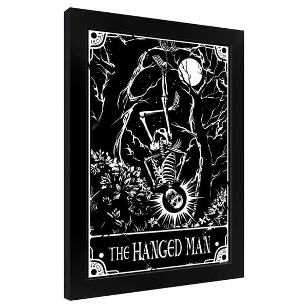 Deadly Tarot The Hanged Man Framed Poster