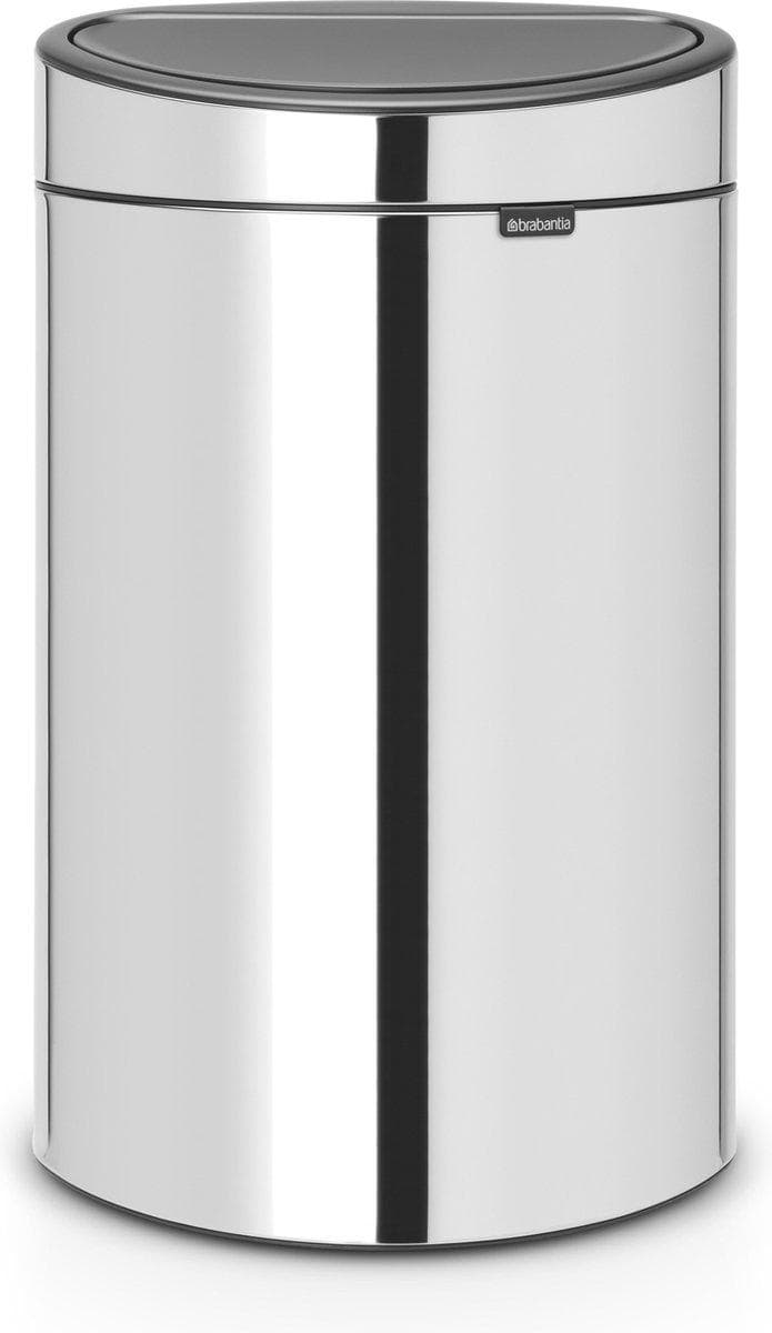 Brabantia Touch Bin Recycle papperskorgen - 10+23 l - Brilliant Steel