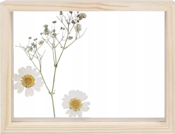 LoveInstant Stående trefotoramme 10x14,5 Cm / Tørkede blomster
