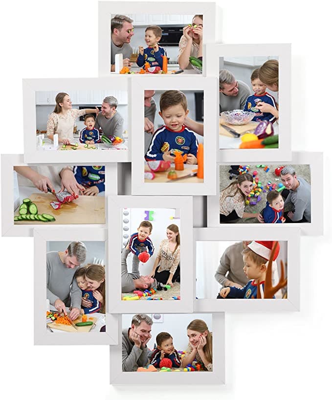 Fotorram - Collage för 10 foton vardera - 10 x 15 cm