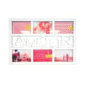 Miniatyrbild 1 av 2: Rektangulär Love fotoram för 6 foton pele mele