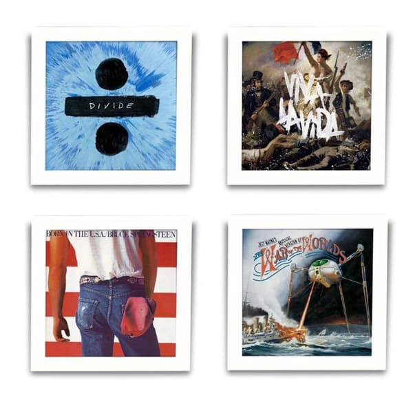 Vinyl frame: Show And Listen - White (1-pack)