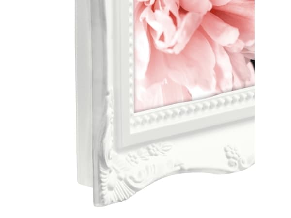Hama Veneziano, Glass, Plast, Hvit, Enkel bilderamme, Bord, 10 x 15 cm, Rektangulær