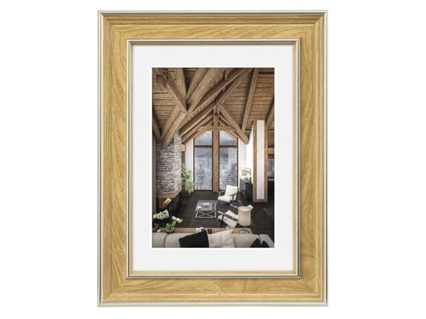 Hama Rustic - Glas - Polystyrol (PS) - Eiche - Einzelbilderrahmen - Tisch - Wand - 10 x 15 cm - Rechteckig (00193056)