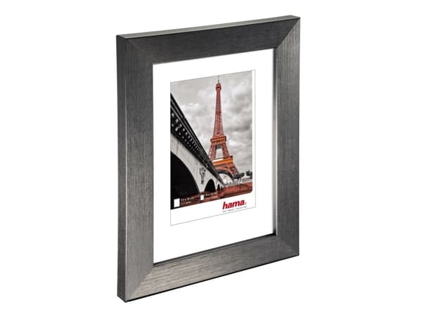 Hama Paris, Lasi, Muovi, Harmaa, Yksi kuvakehys, 10 x 15 cm, 150 mm, 200 mm