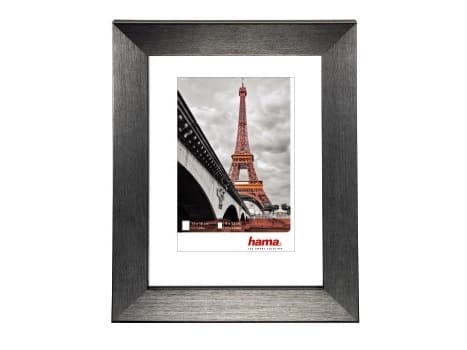 Hama Paris, Lasi, Muovi, Harmaa, Yksi kuvakehys, 10 x 15 cm, 150 mm, 200 mm