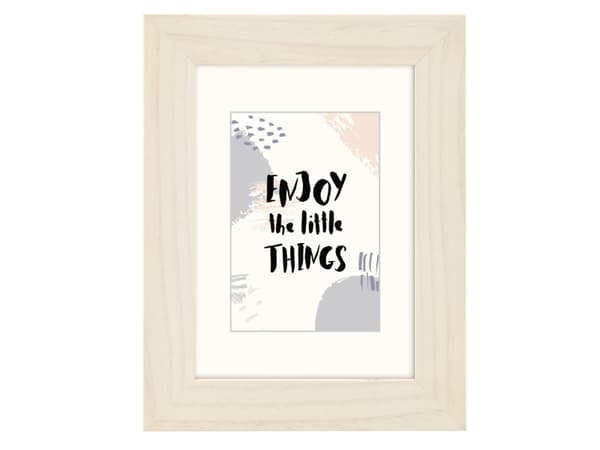 Hama Skara, Glas, Trä, Trä, Enkel tavelram, Bord, 13 x 18 cm, Rektangulär