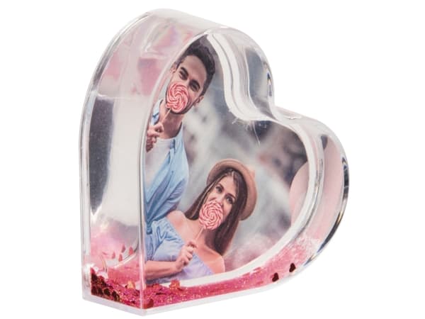 Hama Heart, Akryl, Röd, Transparent, Enbildsram, Bord, 9,4 x 7,6 cm, Hjärtformad