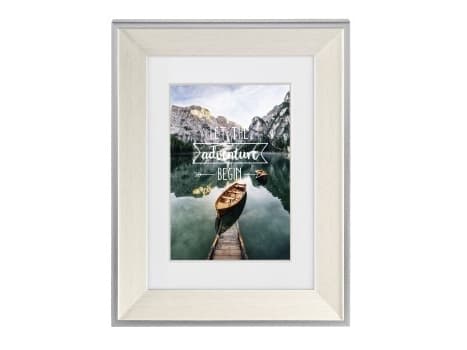 Hama Sierra, Enkel bilderamme, Isopor, Hvit, 9 x 13 cm, Reflekterende, Portrett
