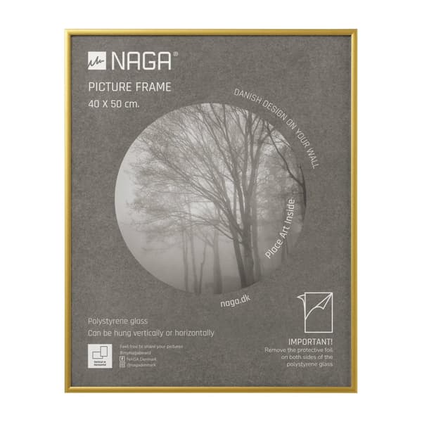 Fotoram matt guld 40 x 50 cm Matt guld 410x16x510mm (1st)