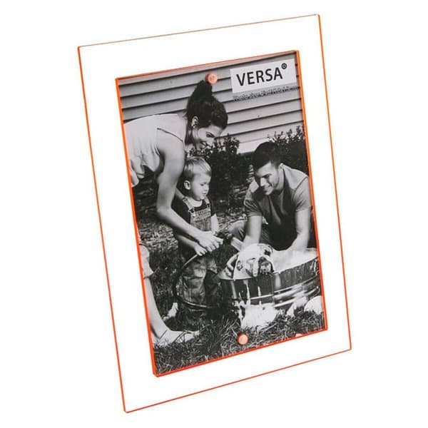 Fotoramar Metall polypropen Orange - 15 x 20 cm