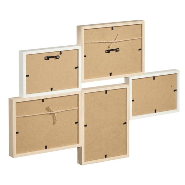 Hama Kalmar - MDF-paneler - ek - vit - multibildram - vägg - 10 x 15 cm - rektangulär (00114655)