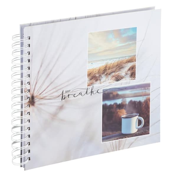 Hama Spiral Album "Relax", 28 x 24 cm, 50 hvide sider, Breathe