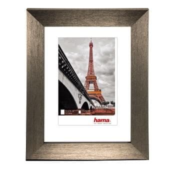 Hama Paris - glas - plastik - rustfrit stål - enkelt billedramme - 10 x 15 cm - 150 mm - 200 mm (00126054)