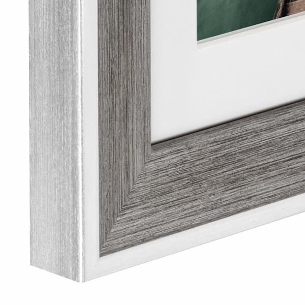 Hama Sierra plast billedramme 10 x 15 cm, kant 25 mm x 19 mm, til billeder på 7 cm x 10 cm, spejlrefleksglas af polystyren (PS) med bøjle og bund