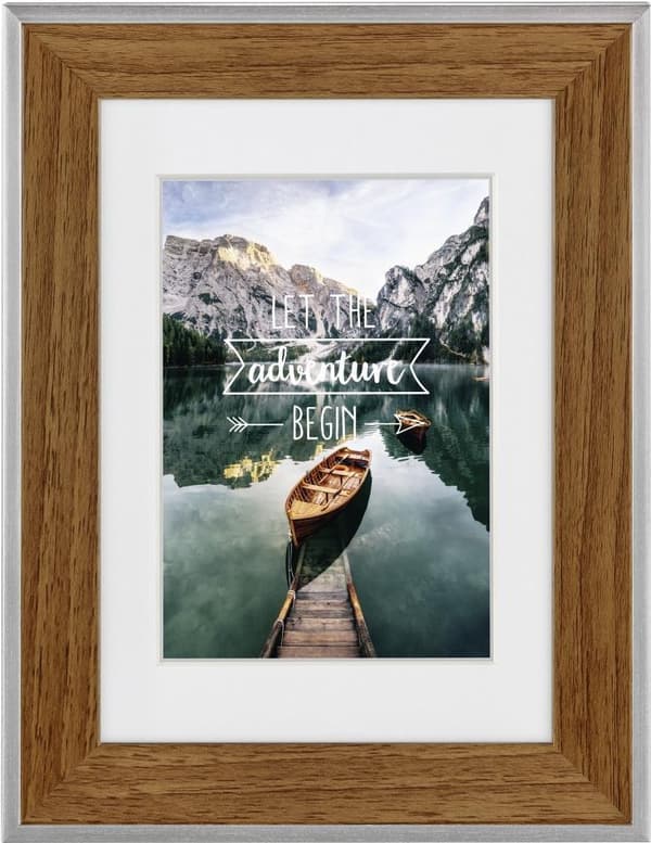 Hama Sierra - Polystyren - Brun - Enkelt fotoramme - 7 x 10 cm - Tankevækkende - Portræt (00175553)