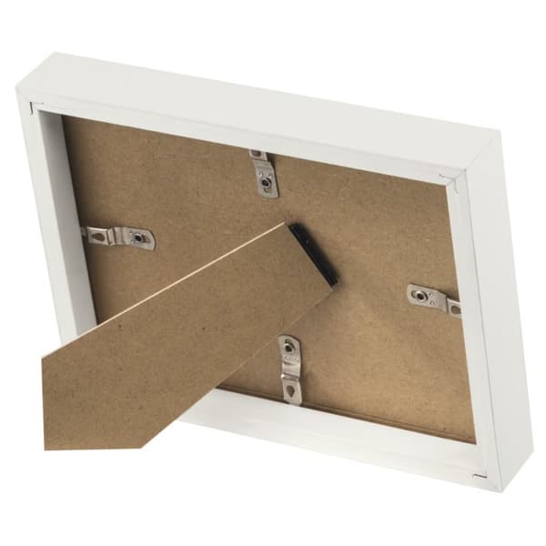 Hama Copenhagen - Glas - MDF-brädor - Vit - Enkel bildram - Bord - Vägg - 9 x 13 cm - Genomtänkt (00175985)