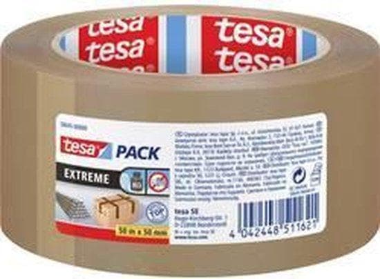 tesa pack Extreme 58645-00000-00 pakningstape brun (L x B) 50 mx 50 mm 1 rulle(r) (58645-00000-00)