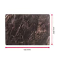 Miniatyrbild 4 av 5: Westmark Set Bordstabletter, 4-delat set, Saleen Collection MARMOR - Svart - 43,5 x 30 cm