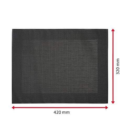 Westmark Saleen Edition Hemdäckbrickor Set med 4 42 x 32 cm Syntetisk kolgrå