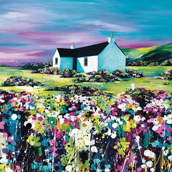 Avril Thomson Smith Nightfall inramad canvas print