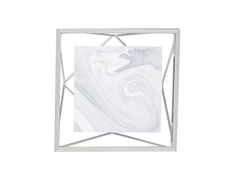 Umbra 313017-158, Krom, Enkel bildram, Bord, Vägg, 10 x 10 cm, Kvadrat, Landskap/porträtt