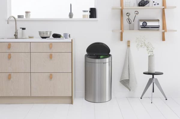 Brabantia Touch Bin Papperskorgen - 10+23 l - Matt stål