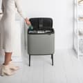Miniatyrbild 4 av 5: Brabantia - Bo Touch Bin 3 x 11 L Mineral C Grå