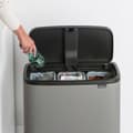 Miniatyrbild 5 av 5: Brabantia - Bo Touch Bin 3 x 11 L Mineral C Grå