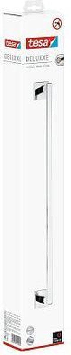 tesa® Deluxxe håndklædeholder, selvklæbende, forkromet metal, moderne design