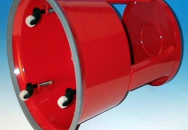 Wedo Rollhocker, Metal Trin skammel Rød