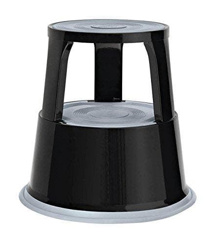 Werner Dorsch WEDO Kickstool - foldestige - pulverlakeret metal - sort, RAL 9005 (212 101)