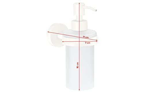 tesa MOON WHITE 40575-00000-00 sæbedispenser 200 ml hvid (mat), matteret glas (40575-00000-00)