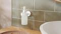 Miniatyrbillede 5 af 6: tesa MOON WHITE 40575-00000-00 sæbedispenser 200 ml hvid (mat), matteret glas (40575-00000-00)