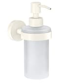 Miniatyrbillede 1 af 6: tesa MOON WHITE 40575-00000-00 sæbedispenser 200 ml hvid (mat), matteret glas (40575-00000-00)
