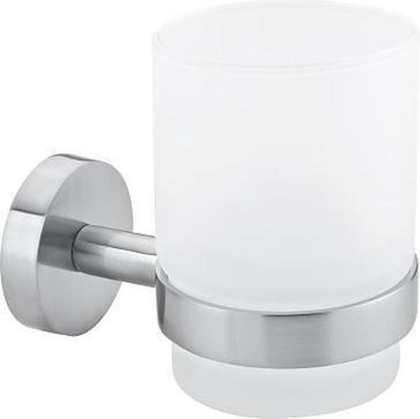 tesa® Moon mukinpidike, ruostumaton teräs, itseliimautuva, 95 mm x 67 mm x 107 mm